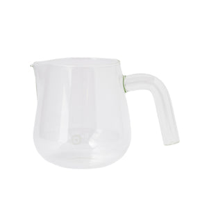 Arca glass jug transparent handle