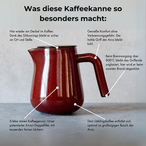 Arca X-tract  Coffee-Cherry-Red