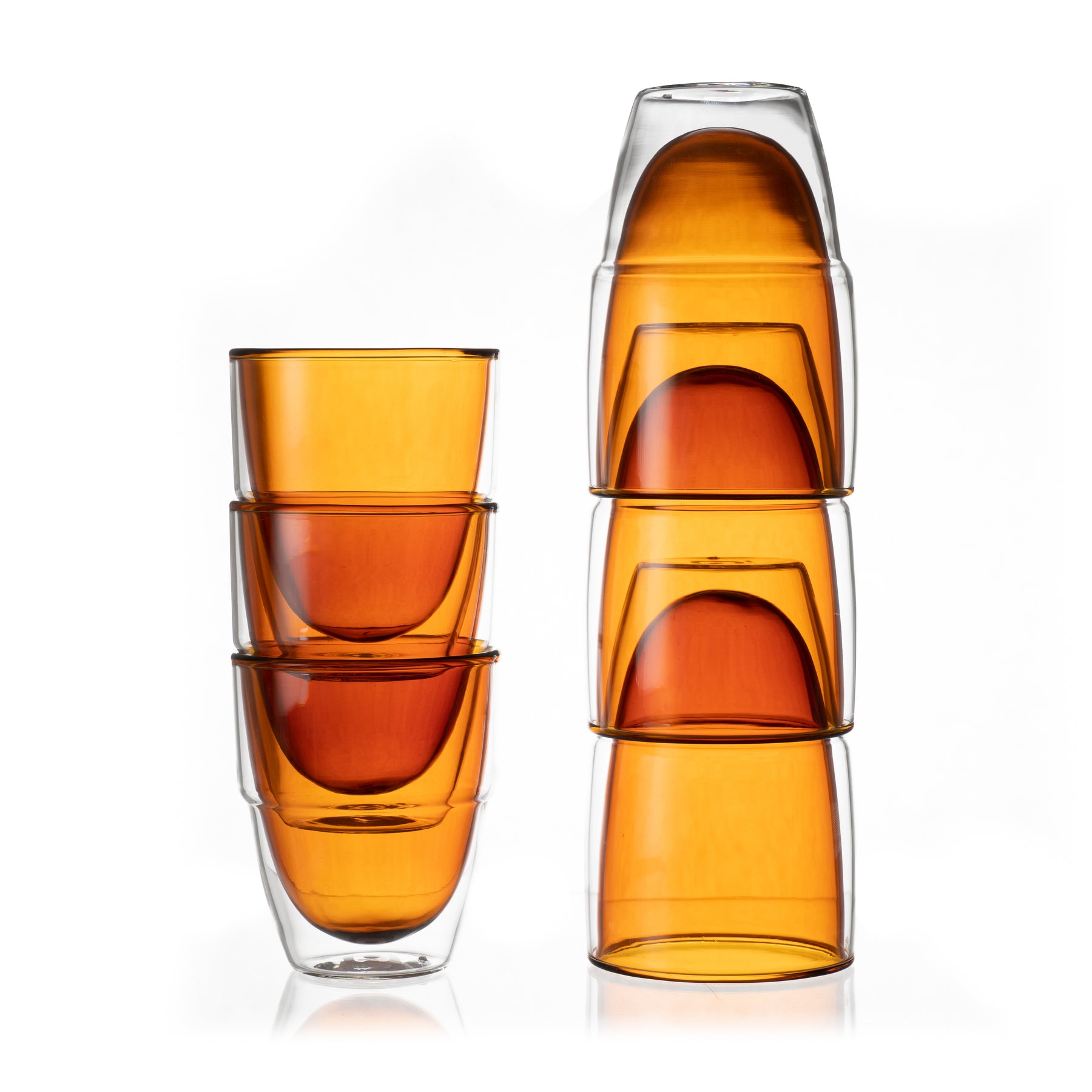 Stack Thermo Cups Amber